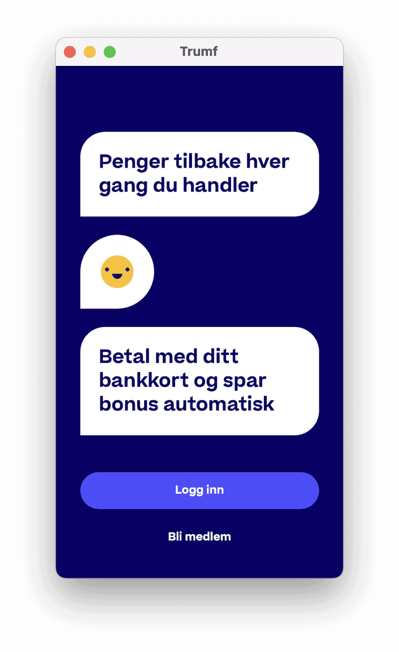 betalingsløsning fra NorgesGruppen 1000 - Trumf-app