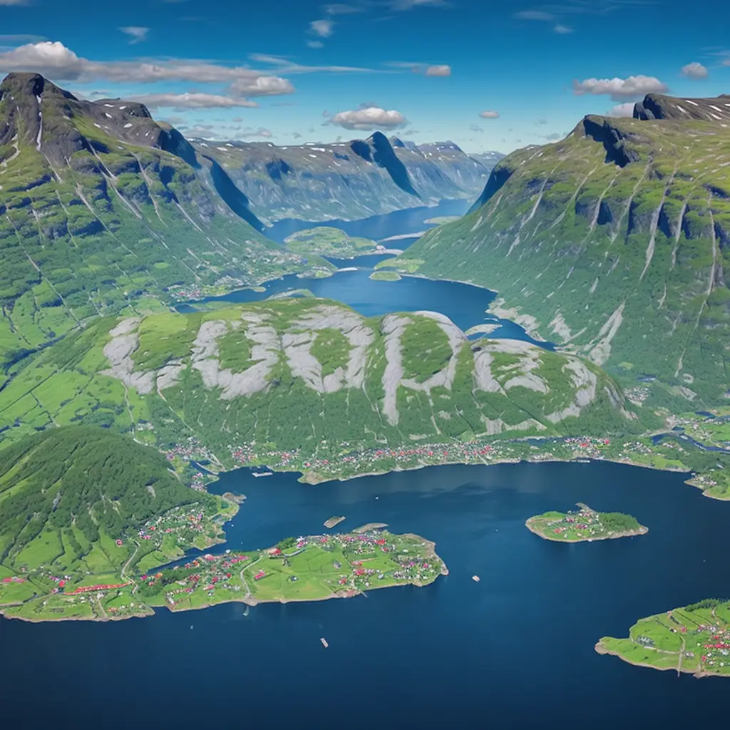 Coopay logo i norske fjell